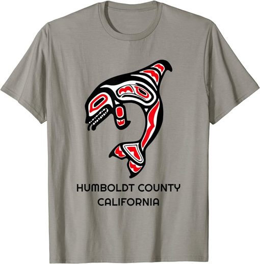 California Humboldt County Native American Orca Killer Whale T-Shirt