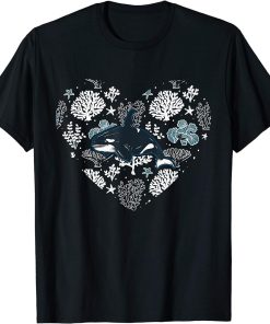 Killer Whale Animal Valentines Day Gift Orca T-Shirt